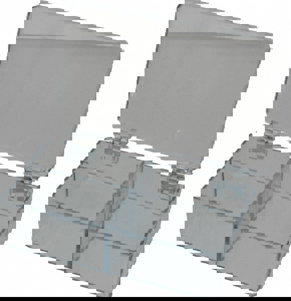 4 Compartment Clear Small Parts Box